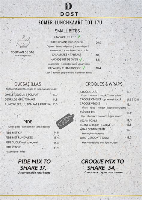 dost aarschot menu|Dost .